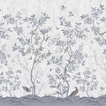 Chinoiserie Chic, Pearl Gray Mural Wallpaper - pure wallpaper artwork