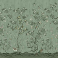 Chinoiserie Chic, Jade Mural Wallpaper - pure wallpaper artwork