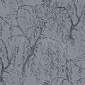 Weeping Willows, Still Waters Blue Mural Wallpaper - pure wallpaper artwork