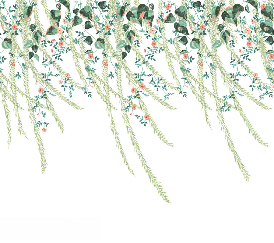 Lush Foliage Mural Wallpaper