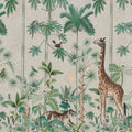 Giraffes Stroll Mural Wallpaper - pure wallpaper artwork