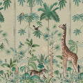 Giraffes Stroll, Sunny Mural Wallpaper - pure wallpaper artwork