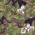 Alluring Panthers, Pink Mural Wallpaper - pure wallpaper artwork