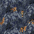 Mischievous Tigers, Moonlight Mural Wallpaper - pure wallpaper artwork