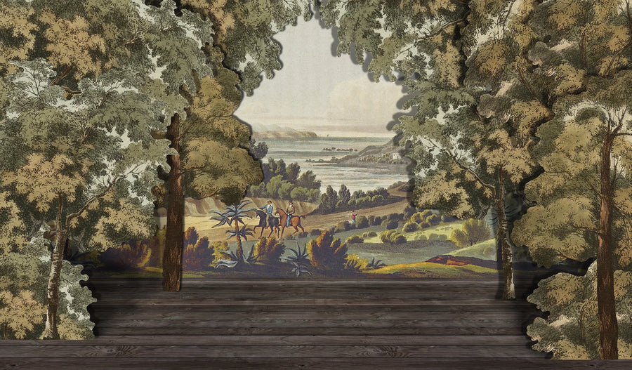 Coulisse Mural Wallpaper