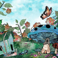 Housewarming Mural Wallpaper - pure wallpaper artwork