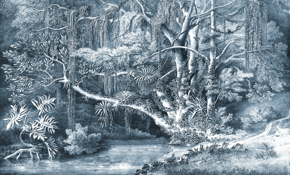 Secret Well, Frost Mural Wallpaper - pure wallpaper artwork