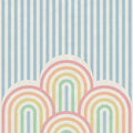 Hilltops, Rainbow Mural Wallpaper - pure wallpaper artwork