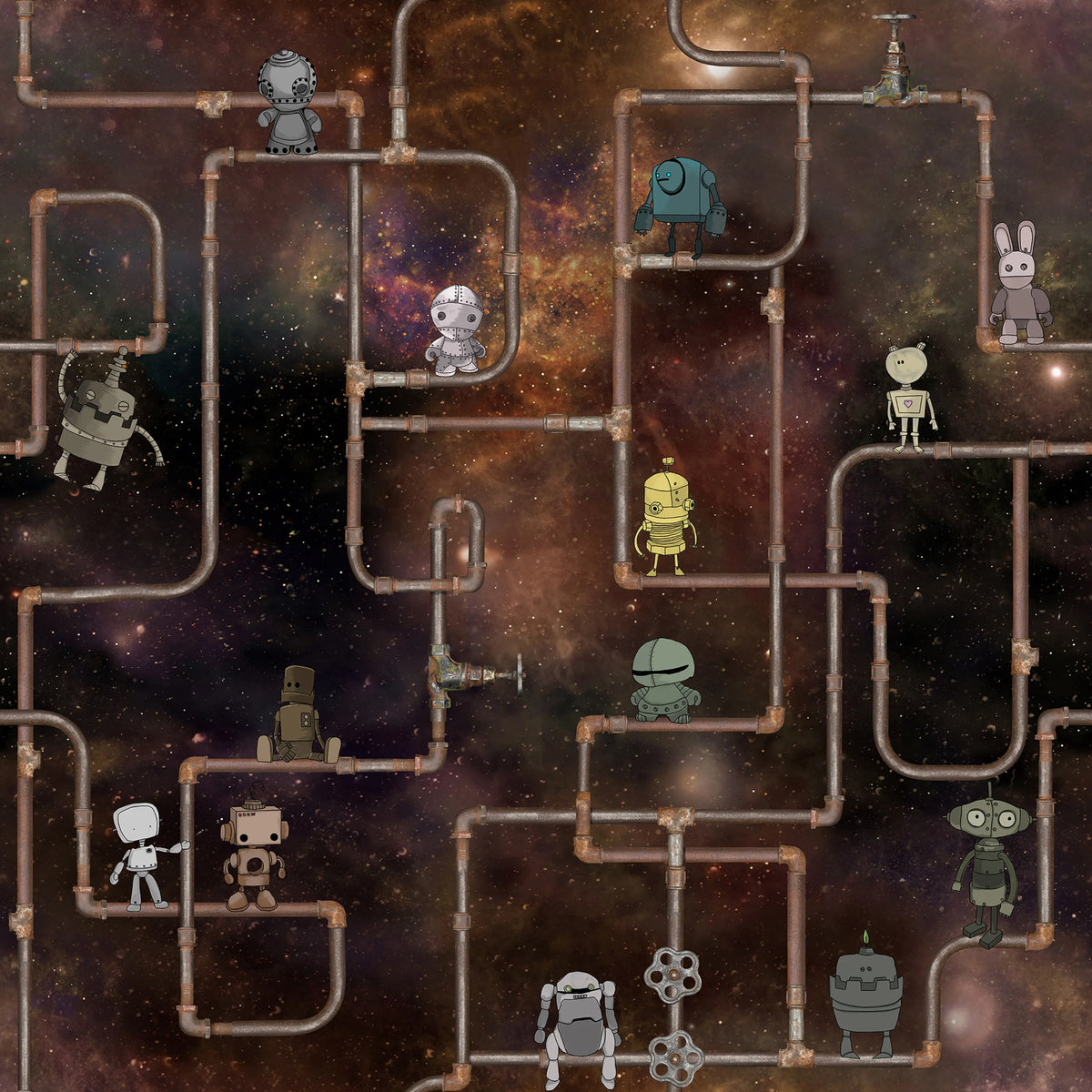 We are Robots Mural Wallpaper - pure wallpaper artwork