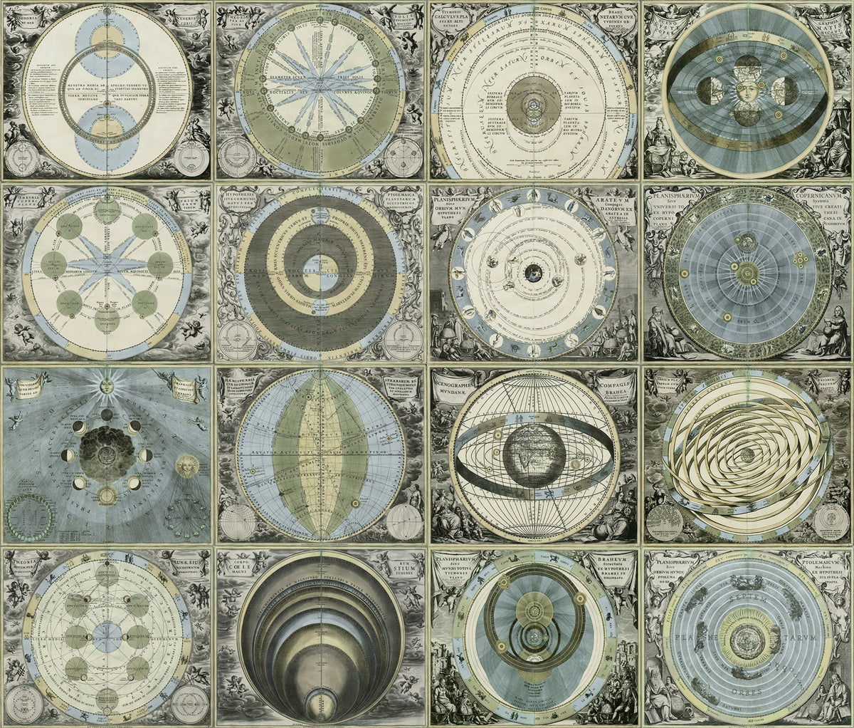 Solar System, Evening Mural Wallpaper - pure wallpaper artwork