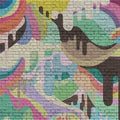 Dripping Rainbow Mural Wallpaper - pure wallpaper artwork