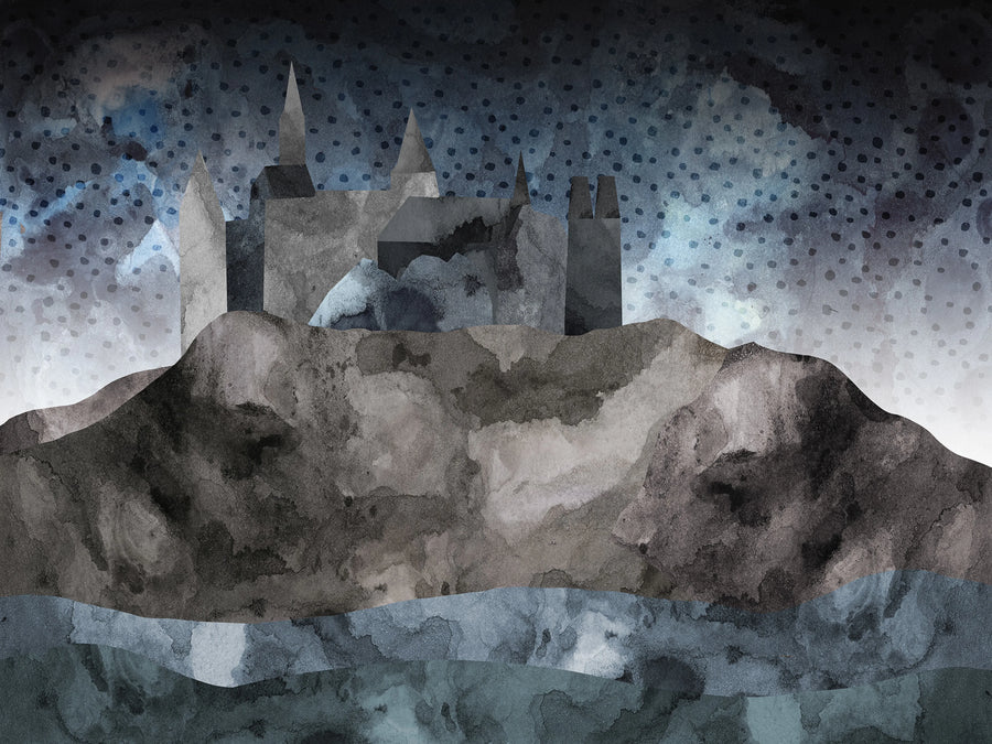 Cliff Castle Mural Wallpaper