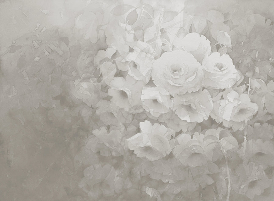 Harmony, Gray Mural Wallpaper