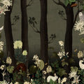 Rabbit Hole, Moss Mural Wallpaper - pure wallpaper artwork