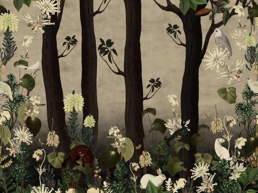 Rabbit Hole Mural Wallpaper