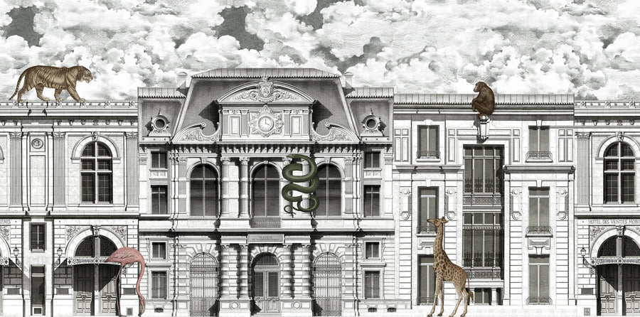 Animal Avenue Mural Wallpaper