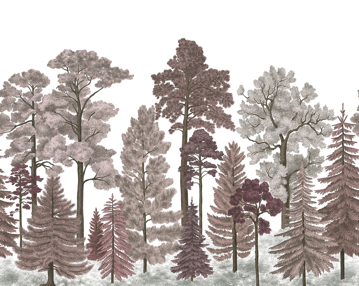 Scandinavian Bellewood, Dawn Mural Wallpaper - pure wallpaper artwork