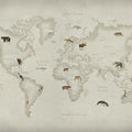 Animal World Mural Wallpaper - pure wallpaper artwork