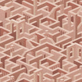 Metropolis, Maze Mural Wallpaper - pure wallpaper artwork