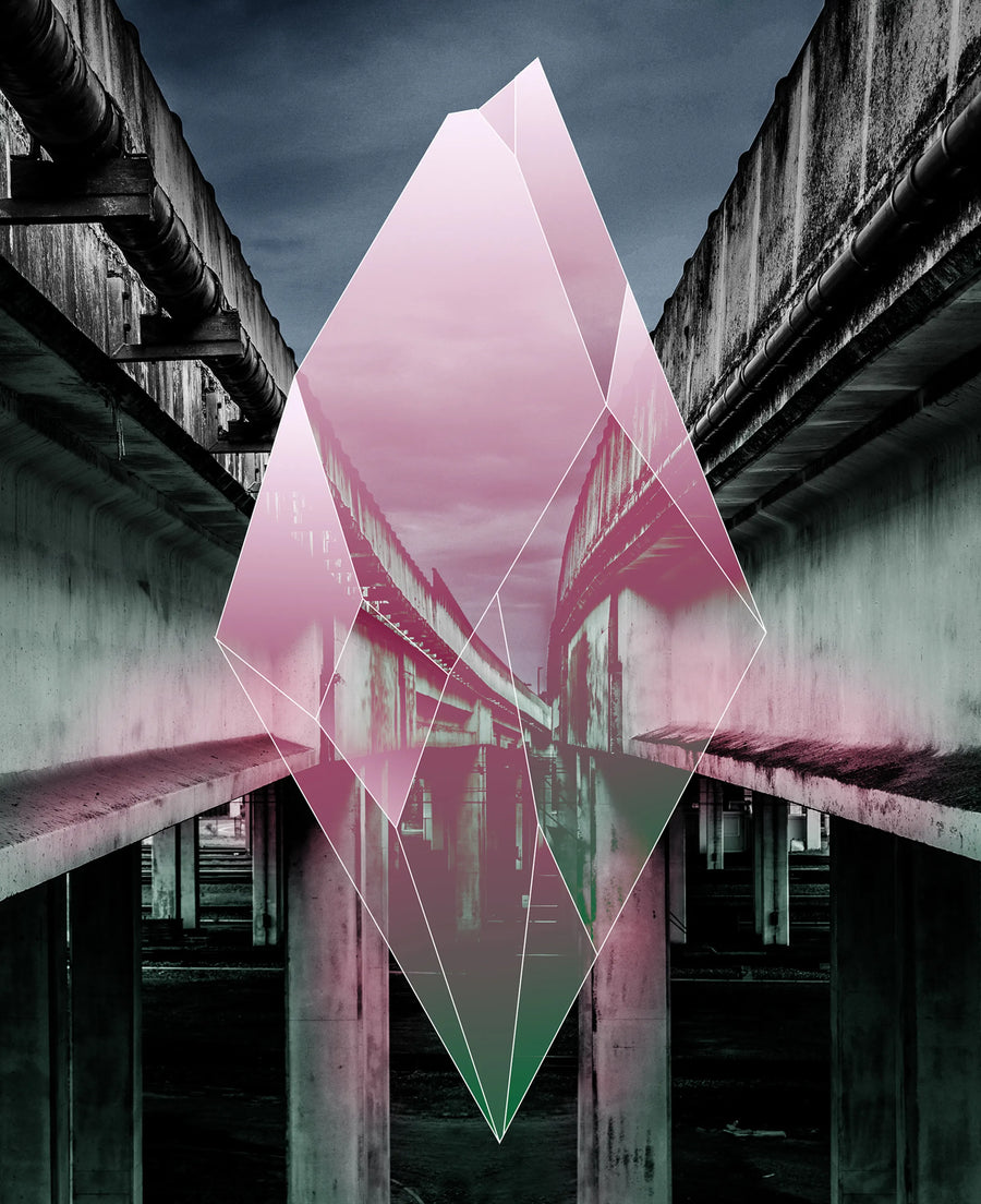 Sparkling City Mural Wallpaper