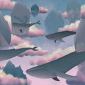 Floating Diamonds Mural Wallpaper - pure wallpaper artwork