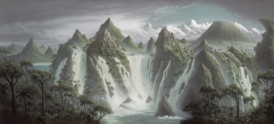 Fantasy World, Dusk Mural Wallpaper