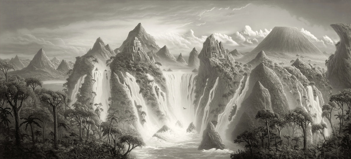 Fantasy World, Vintage Mural Wallpaper - pure wallpaper artwork