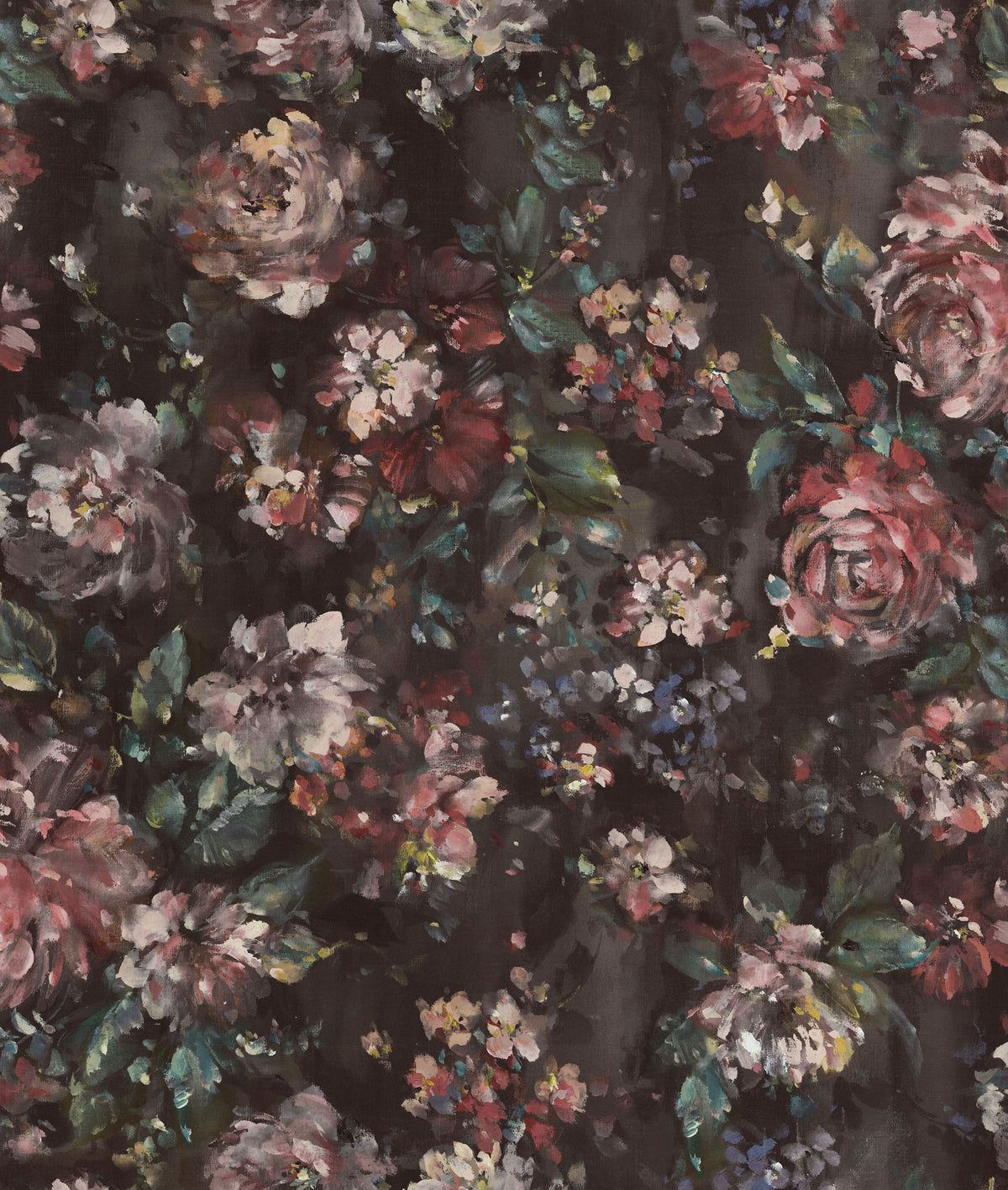 Jardin, Red Velvet Mural Wallpaper - pure wallpaper artwork