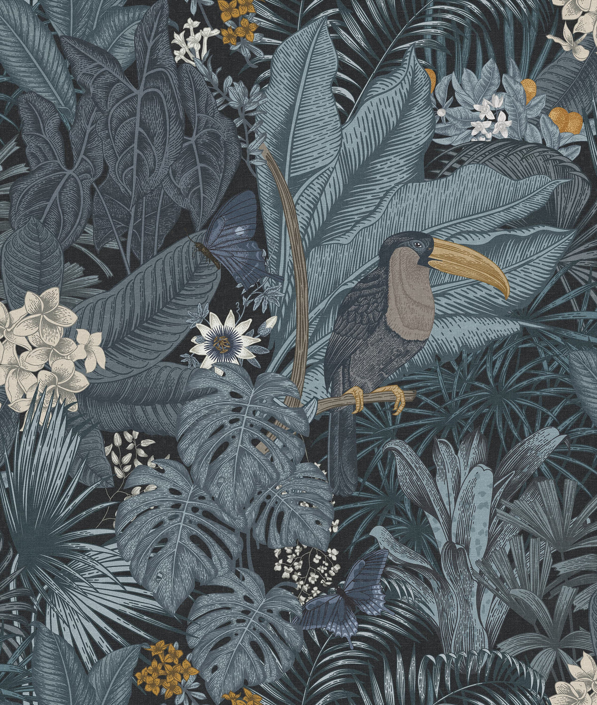 Furada, Teal Mural Wallpaper - pure wallpaper artwork