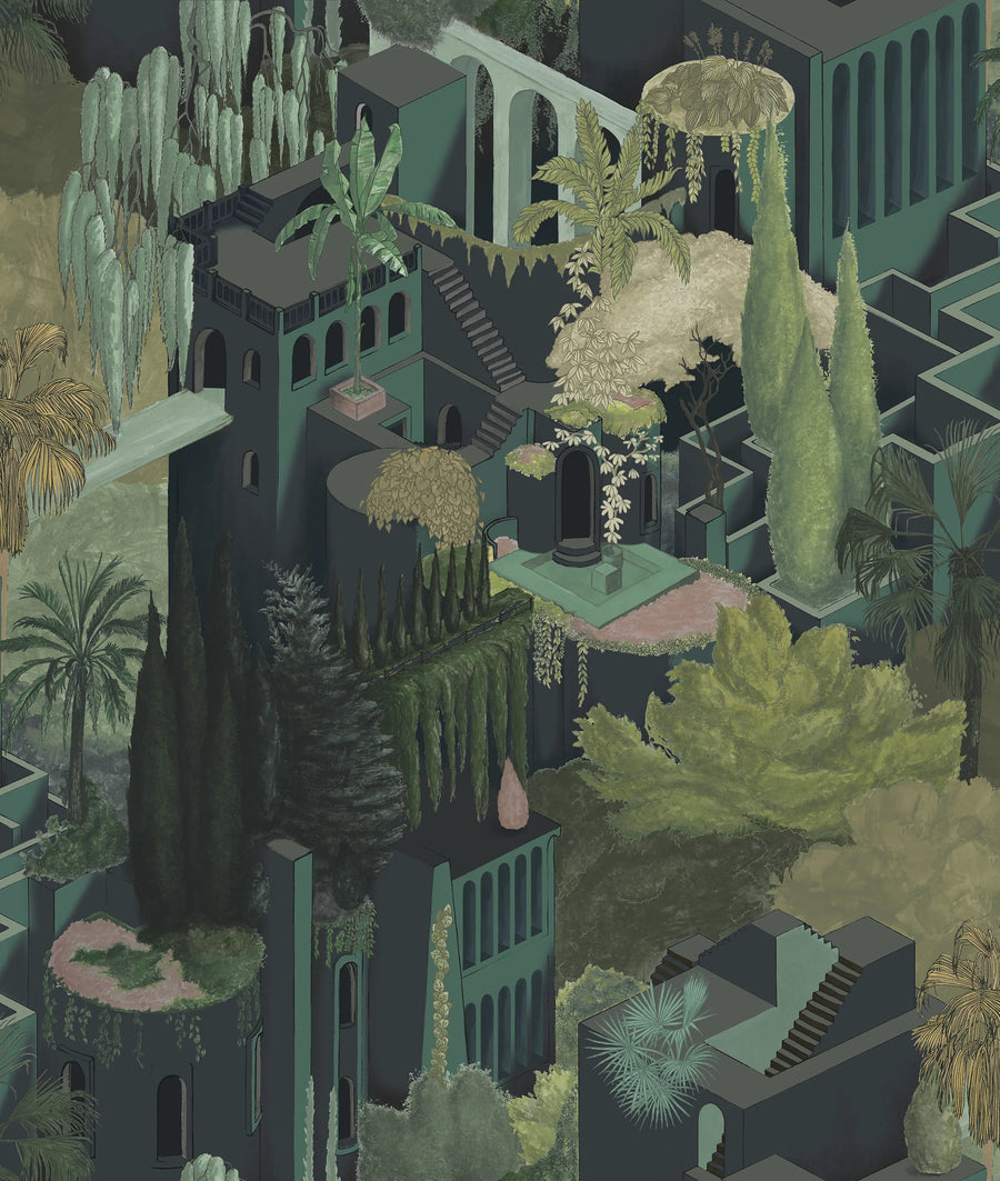 Toledo, Juniper Mural Wallpaper