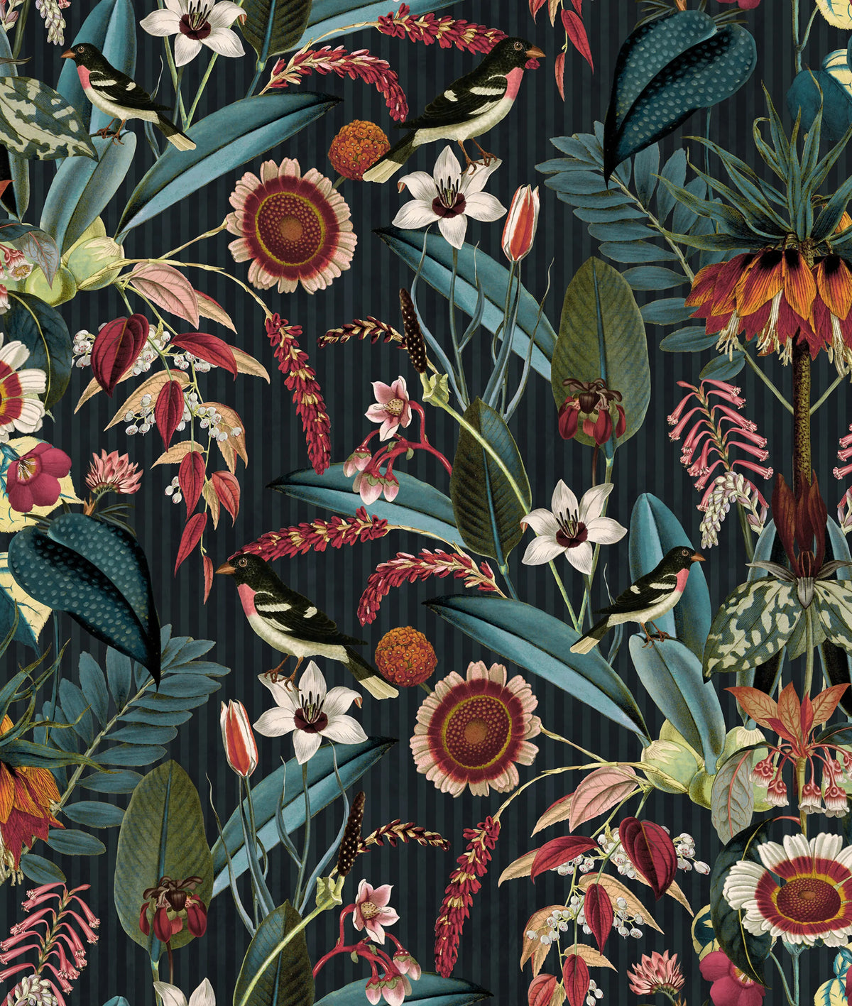 Arlon, Teal Mural Wallpaper - pure wallpaper artwork