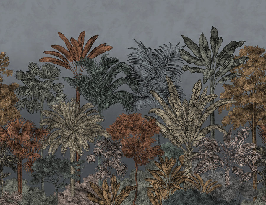 Tropical Bellewood, Night Mural Wallpaper