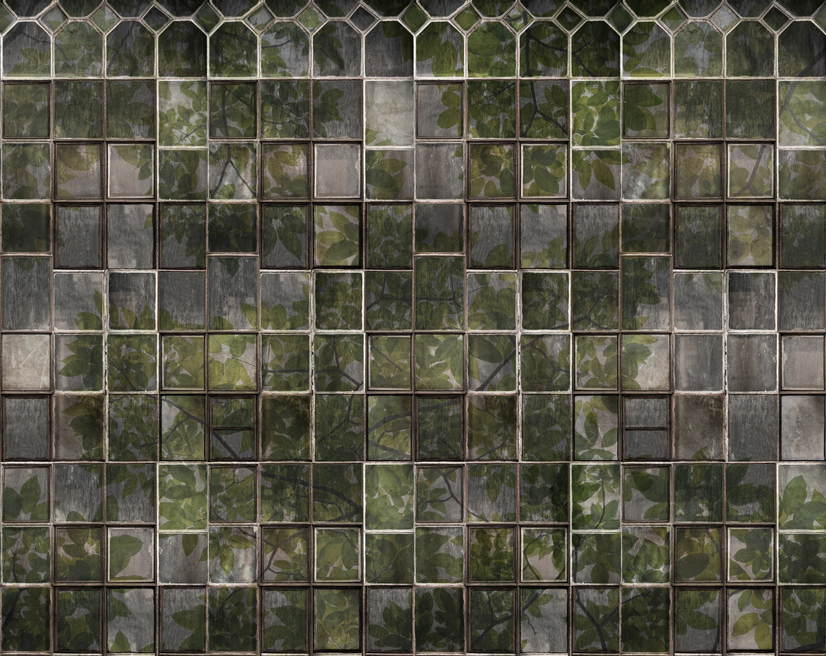 Cuba, Green Mural Wallpaper - pure wallpaper artwork