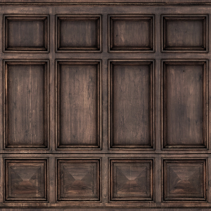 Oxford, Walnut Mural Wallpaper