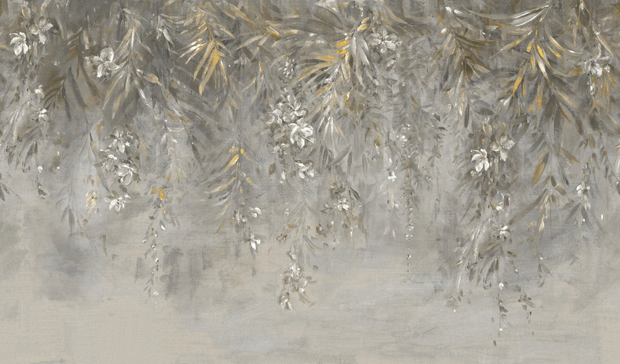 Honolulu, Gold Mural Wallpaper