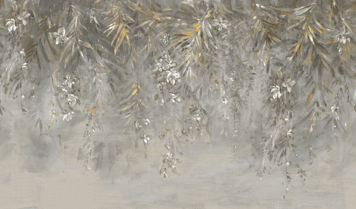 Honolulu, Gold Mural Wallpaper - pure wallpaper artwork