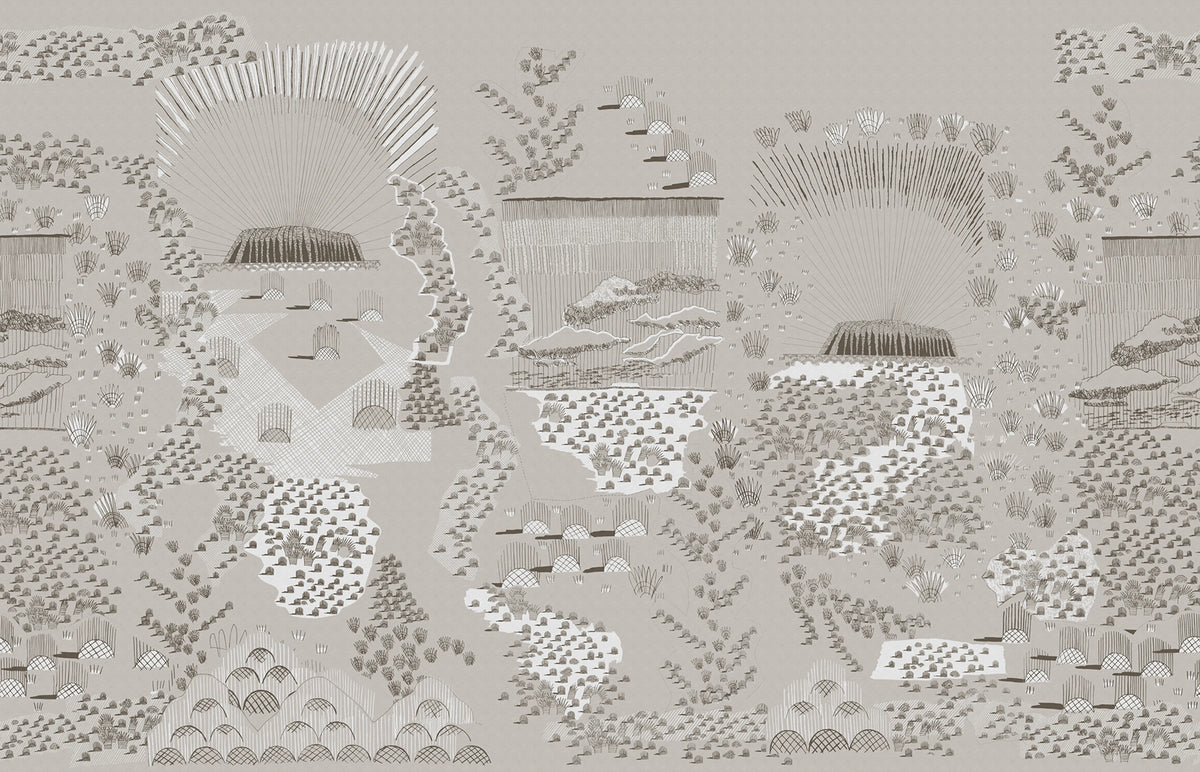 Ayers Rock, Desert Mural Wallpaper - pure wallpaper artwork