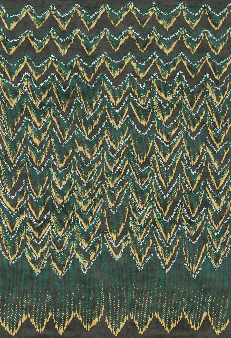Fringed Follies, Safari Mural Wallpaper