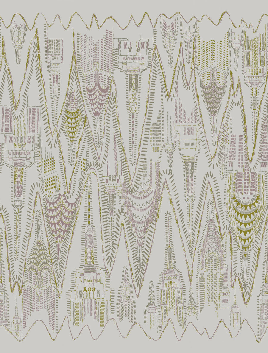 Manhattan, Dawn Mural Wallpaper