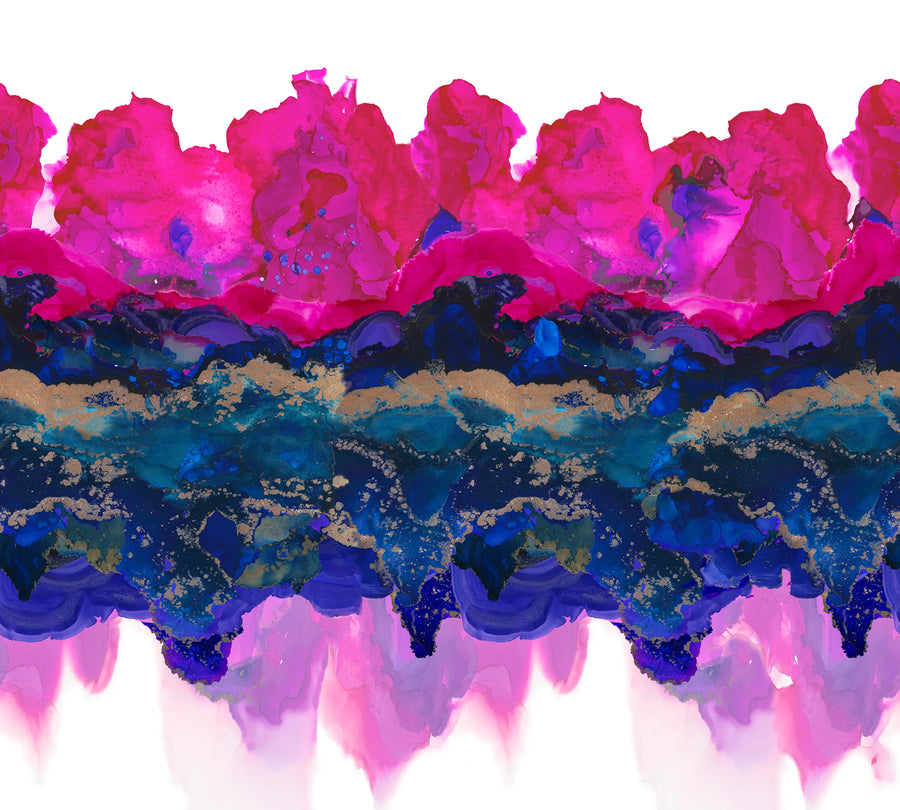 Donedo, Magenta Mural Wallpaper