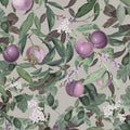 Peach Valley, Lilac Mural Wallpaper - pure wallpaper artwork
