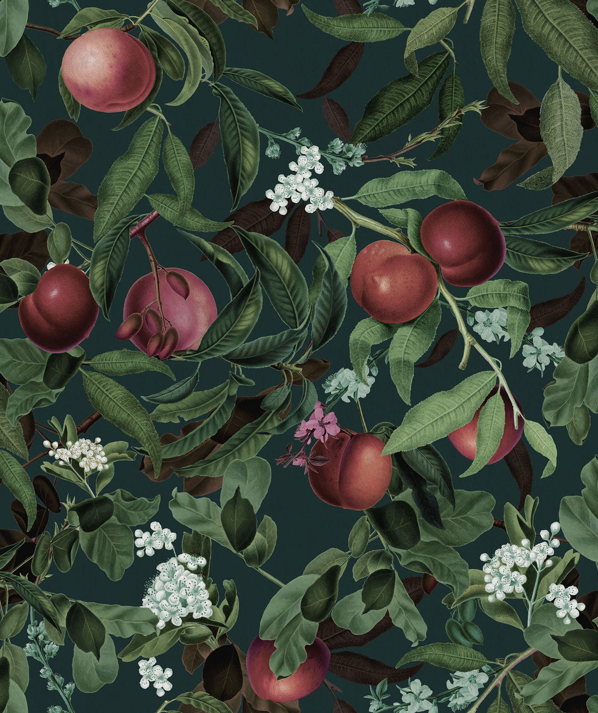 Peach Valley, Summer Mural Wallpaper - pure wallpaper artwork