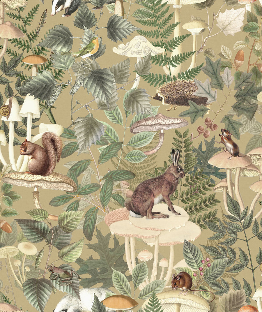 Wildlife Creek, Fall Mural Wallpaper