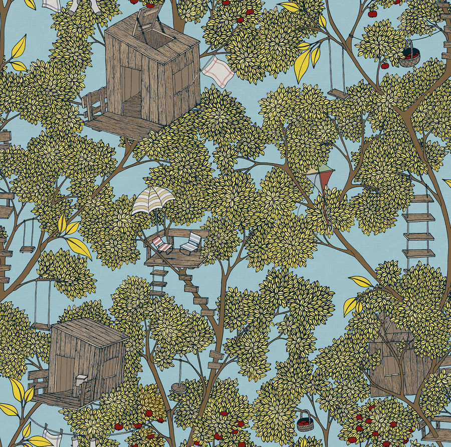 Treehouse, Sunshine Mural Wallpaper