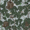 Treehouse, Summer Mural Wallpaper - pure wallpaper artwork