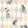 Circus Corner Pastel Mural Wallpaper - pure wallpaper artwork