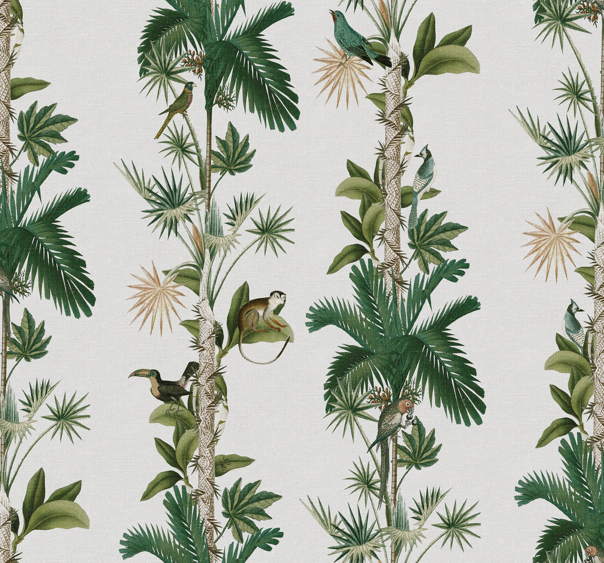 Monkey Island, Ivory Mural Wallpaper - pure wallpaper artwork