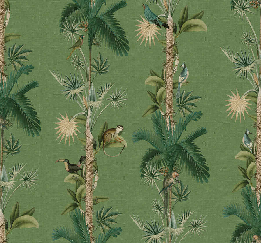 Monkey Island, Tropical Mural Wallpaper