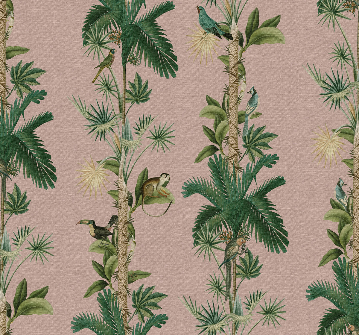 Monkey Island, Pink Mural Wallpaper - pure wallpaper artwork
