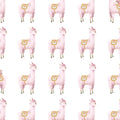 Alpaca Rebel, Pink Mural Wallpaper - pure wallpaper artwork